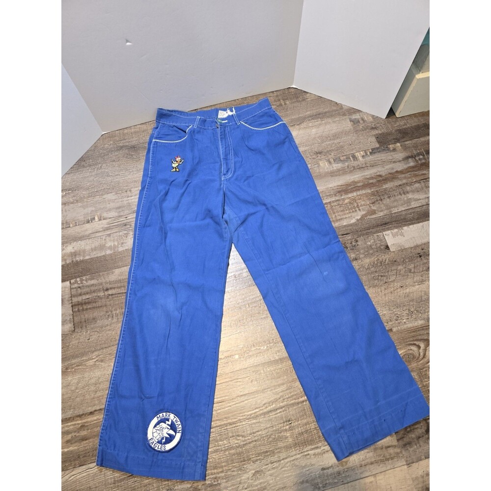 Vintage Britannia Flared  Pants Blue Size 13 L #177
